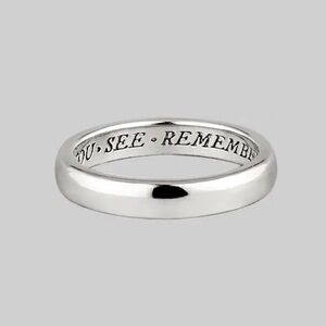 Regal Rose When This You See Remember Me Posie Ring